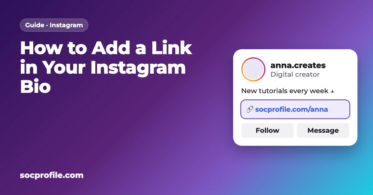 Link in Bio on Instagram: How to Add Links and What to Put There