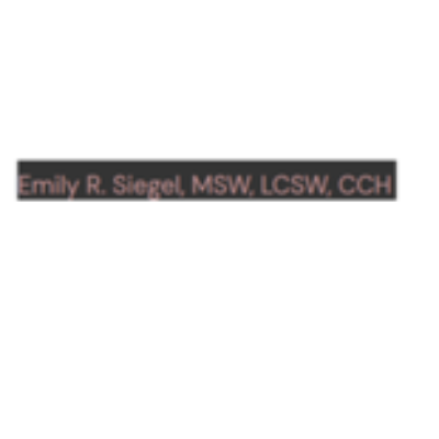 Emily R. Siegel, LCSW, CCH, Psychotherapy & Hypnotherapy