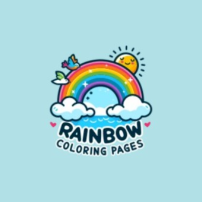 Rainbow Coloring Pages
